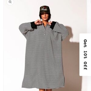 Lalaland University Oversized Polo Dress
